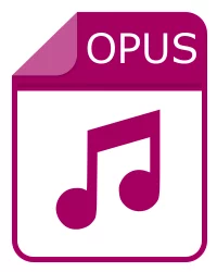 Fichier opus - Opus Audio File