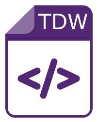 Fichier tdw - Turbo Debugger for Windows Data