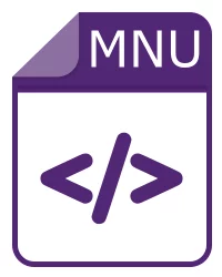 Archivo mnu - Visual FoxPro Menu Settings Data