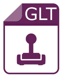 glt file - Ultimate Stunts Text 3D Model
