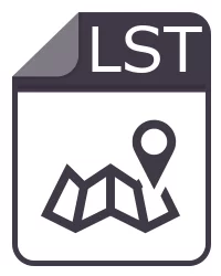 Fichier lst - Alan MAP 500 Map List