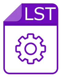 Fichier lst - General List File