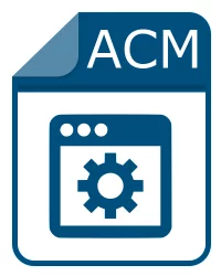 Arquivo acm - Microsoft Audio Compression Manager Codec