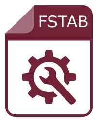 fstab fil - Linux Filesystems Information Table