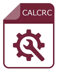 Fichier calcrc - Calc Runtime Configuration