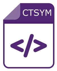 ctsym file - Visual Studio Command Table Symbols File