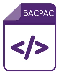 bacpac dosya - Microsoft SQL Server DAC Exported Package
