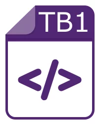 Fichier tb1 - Borland Turbo C Font Data