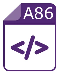 a86ファイル -  A86 Assembly Source Code