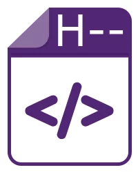 Fichier h-- - Sphinx C-- Language Header File