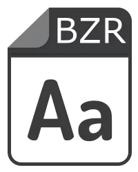 bzr file - Binary Font Data