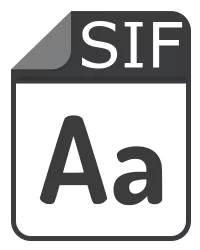 sifファイル -  Super IRG Raster Font