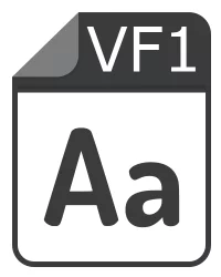 vf1ファイル -  BP-743 Variable Pitch Font