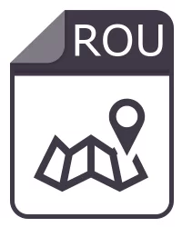 Archivo rou - Garmin MapSource Route Data