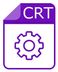crt file - Certificate File